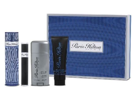 Estuche Paris Hilton Hombre 4PZS 100ml EDT + 10ml + Desodorante + Gel De Baño